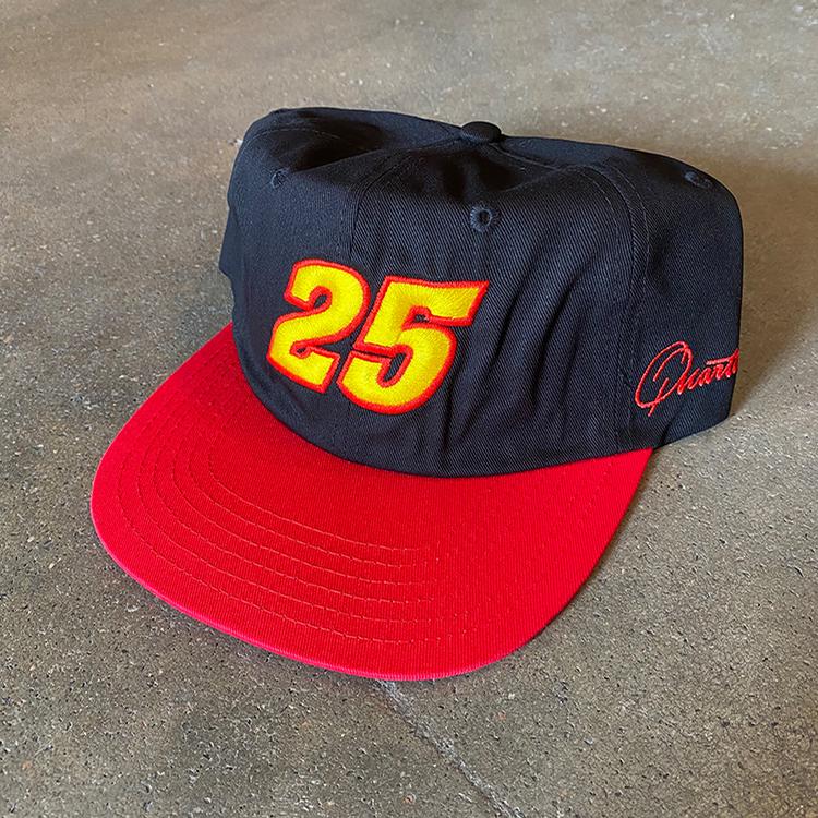 Racer Cap (Black/Red)
