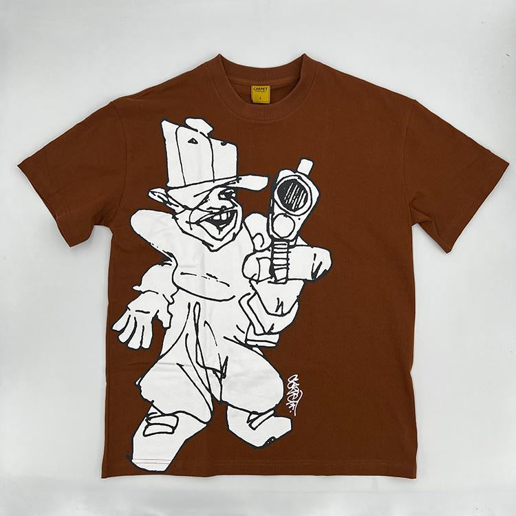 Shooter Tee (Brown)