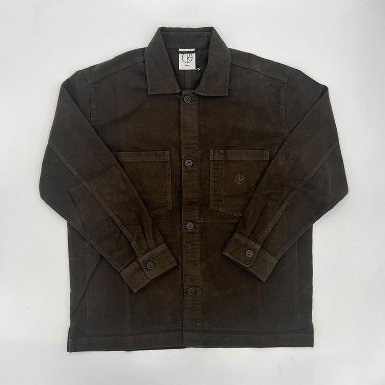 Theodore Overshirt Brushed Twill (Dark Olive)