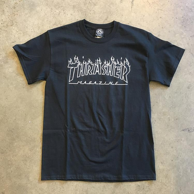 Flame Outline (Black)