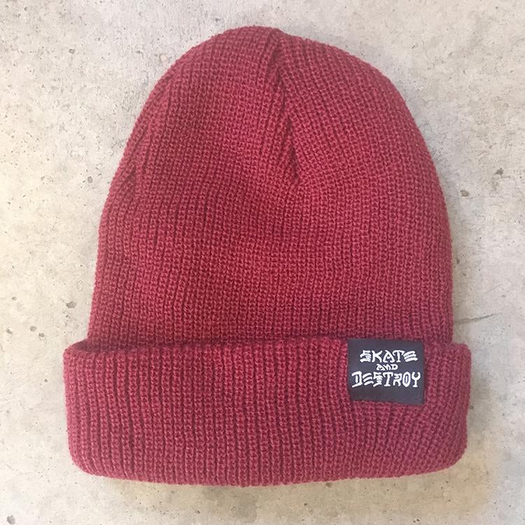 Skategoat/SAD Beanie (Burgundy)