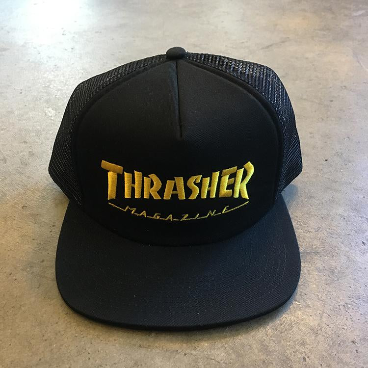 Mesh Logo Cap (Black/Yellow)