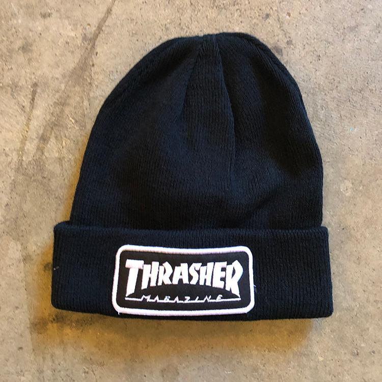 Logo Patch Beanie (Black)