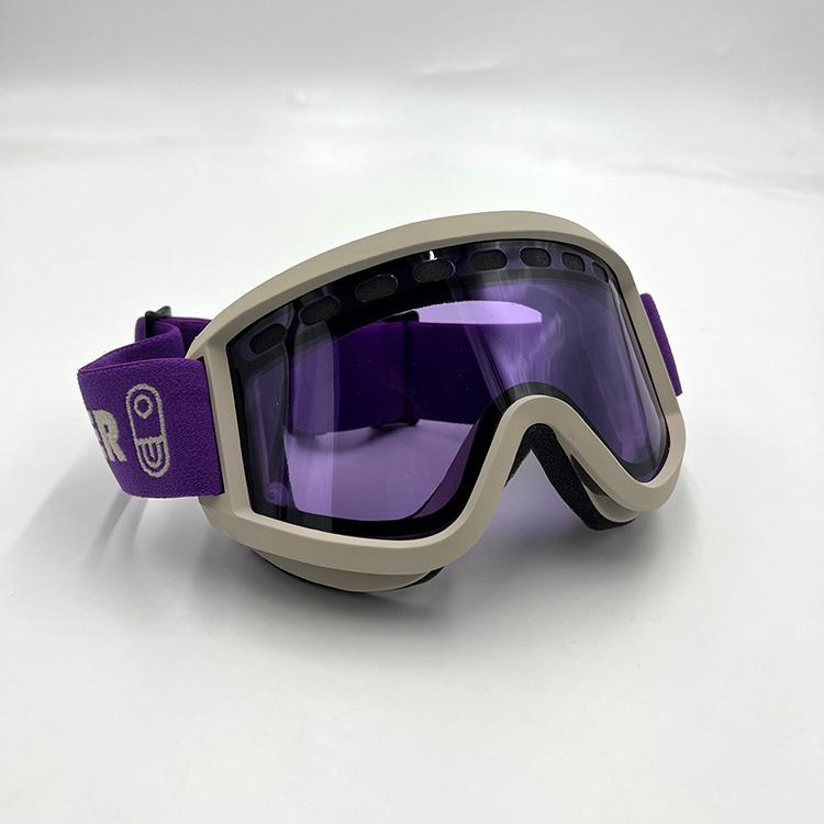 Air Goggle (Warm Grey Matte/Purple Lens)