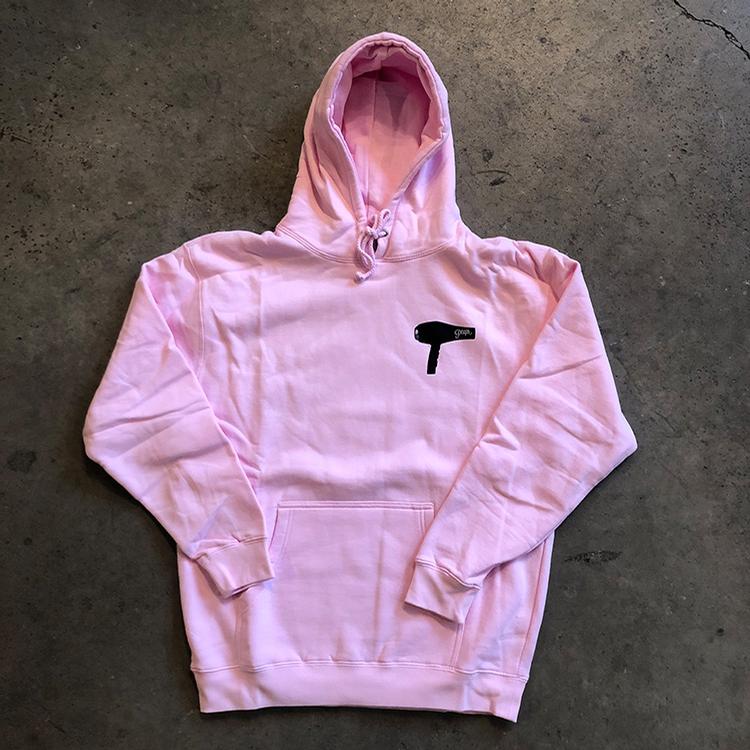 Blow Dry Hoodie (Cyber Pink)