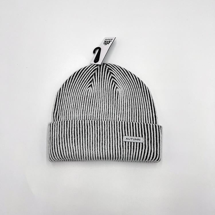 Cord Beanie (White)
