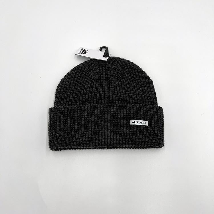 Waffle Beanie (Charcoal)