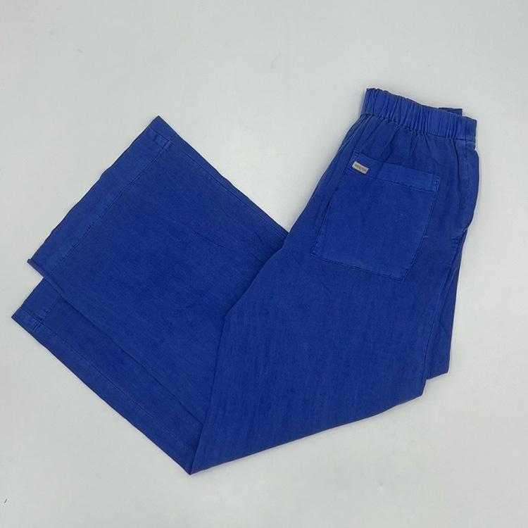 Vintage Linen Wide Leg pant (Surf The Web)