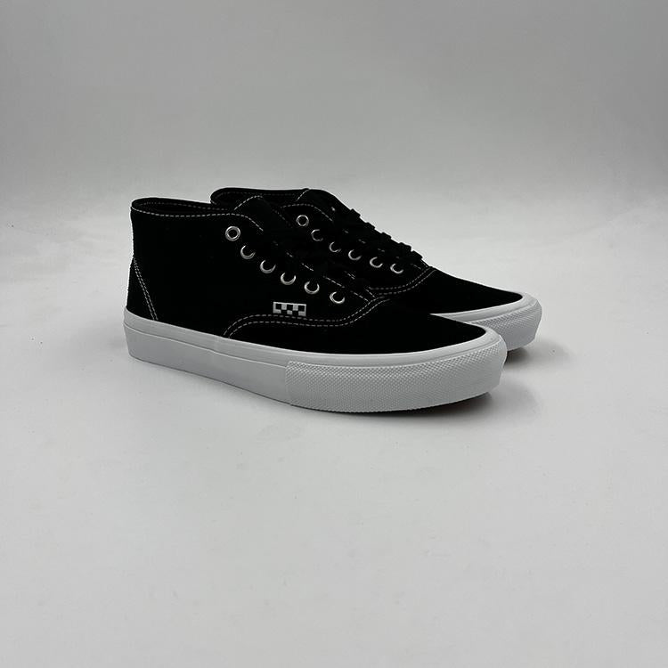 Skate Authentic Mid (Black/White)