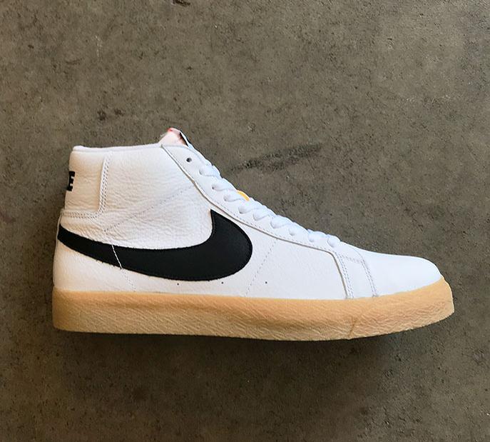 Zoom Blazer Mid ISO (White/Black/Safety Orange)