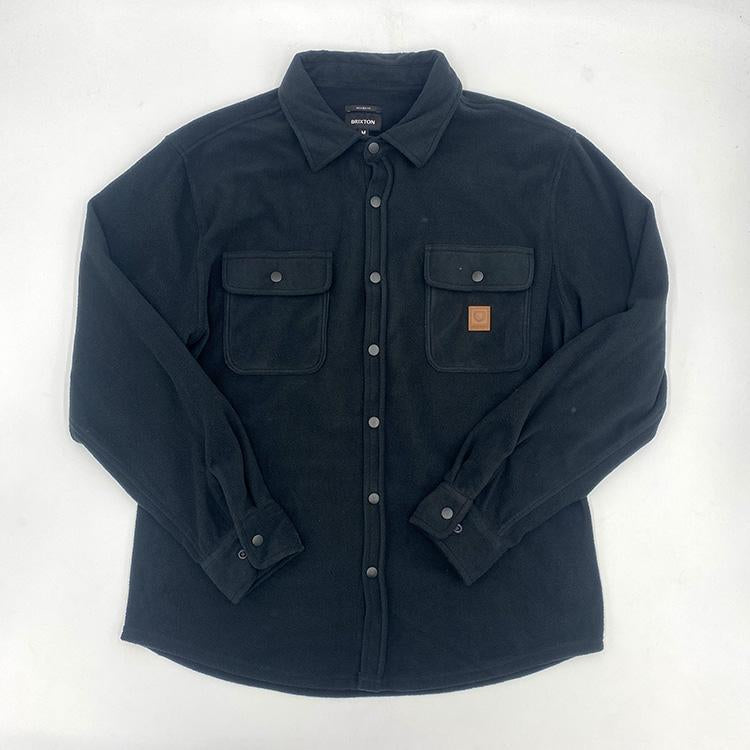 Bowery Stretch LW L/S Flannel (Black)