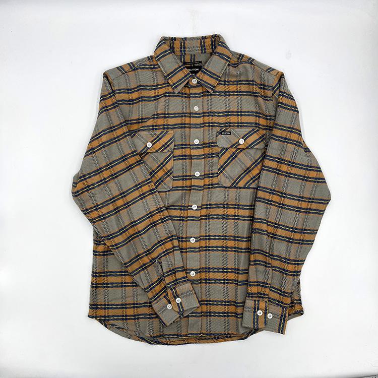 Bowery Stretch L/S Flannel (Heather Grey)