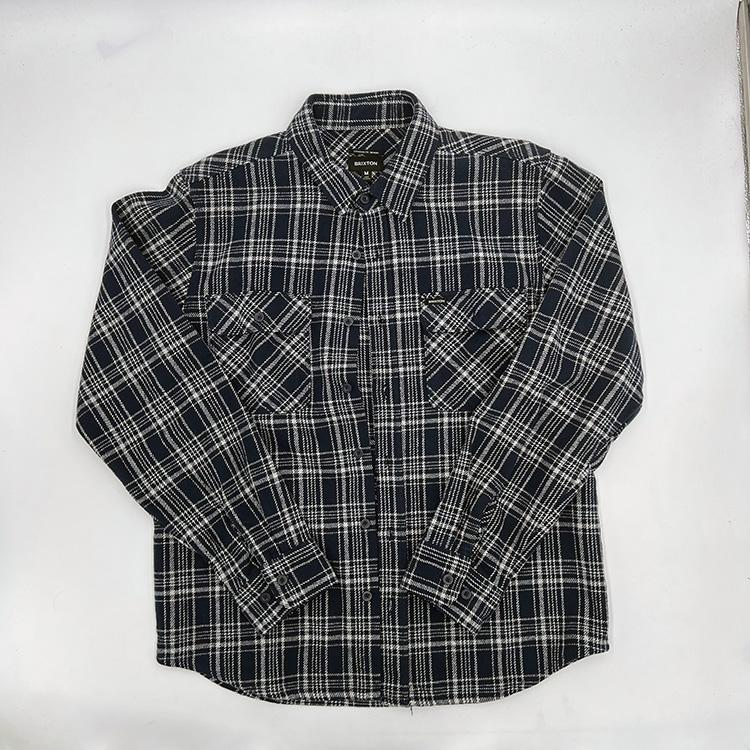 Bowery Heavyweight Flannel (Navy/Grey)