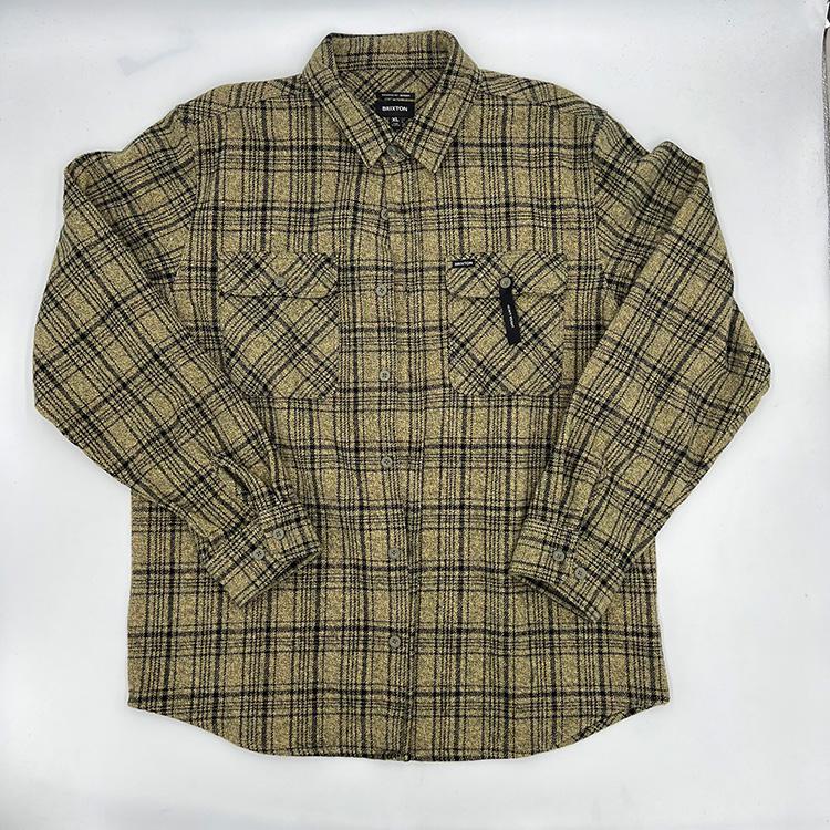 Bowery Heavyweight Flannel (Military Olive/Black)