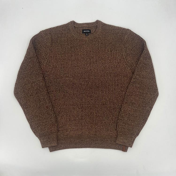 Landmark Crew Sweater (Heather Brown)