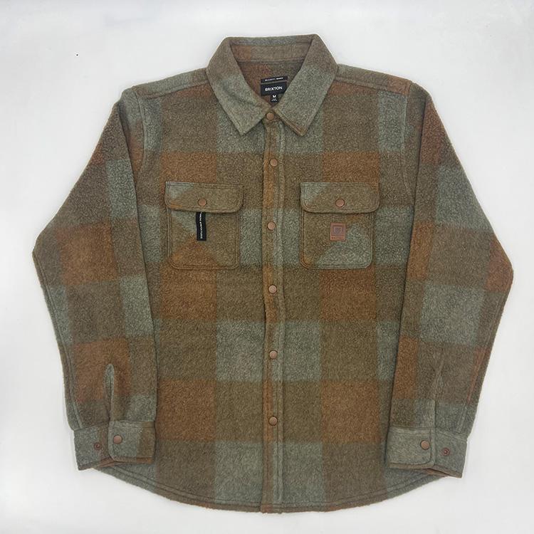 Bowery L/S Arctic Stretch Fleece (Bison/Olive Surplus)