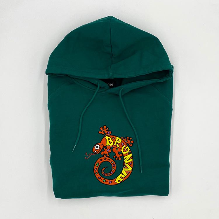 Lizard Hoodie (Emerald)