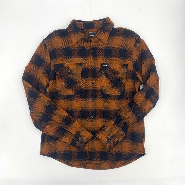 Bowery L/S Flannel (Burnt Orange)