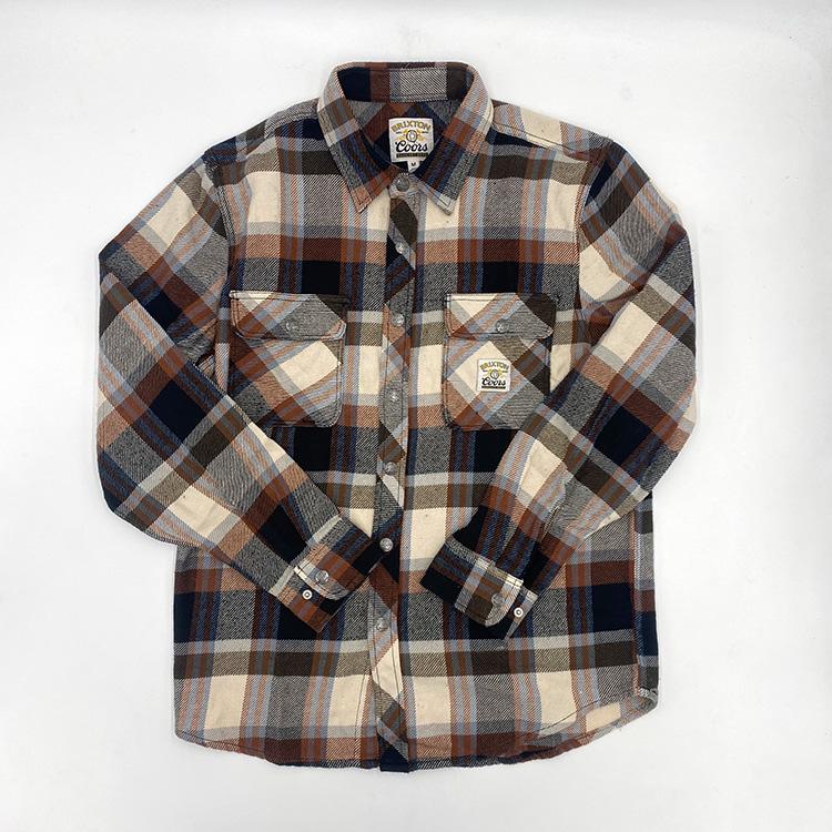 Coors Bowery L/S Flannel (River Blue)