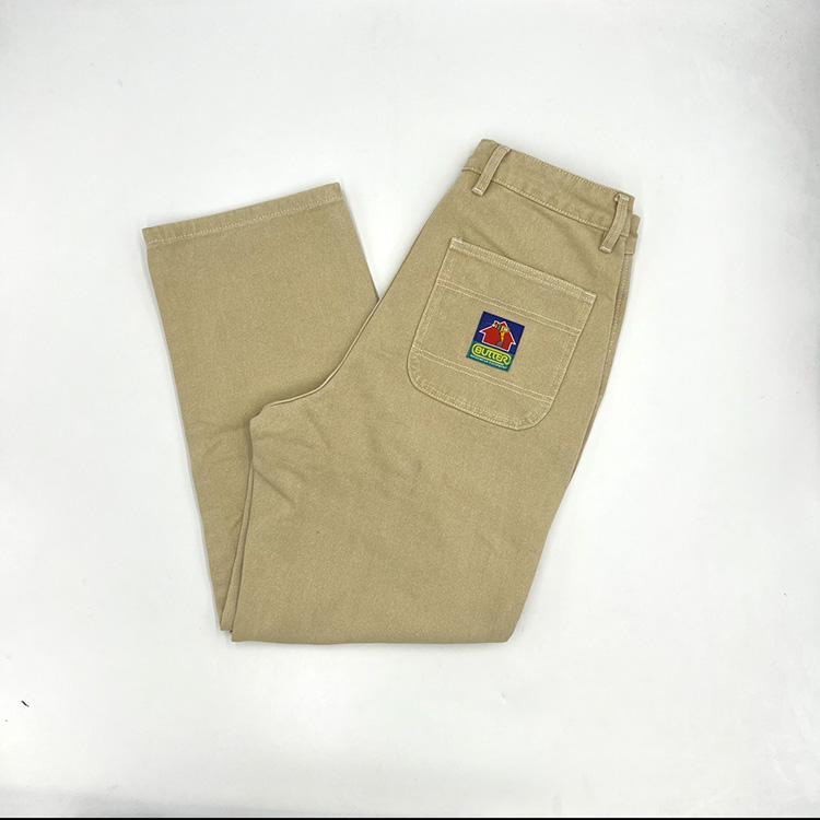 Wok Double Knee Pant (Washed Khaki)