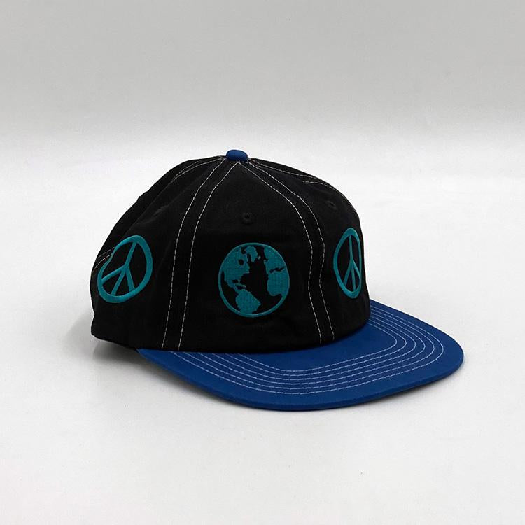 World Peace 6 Panel Cap (Black/Navy)