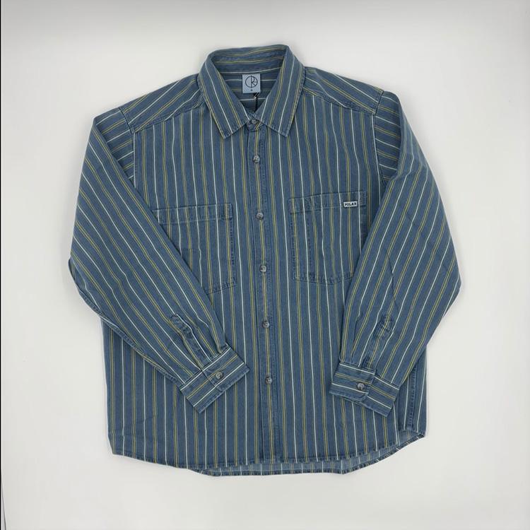 Mike Shirt Denim (Blue/Yellow)