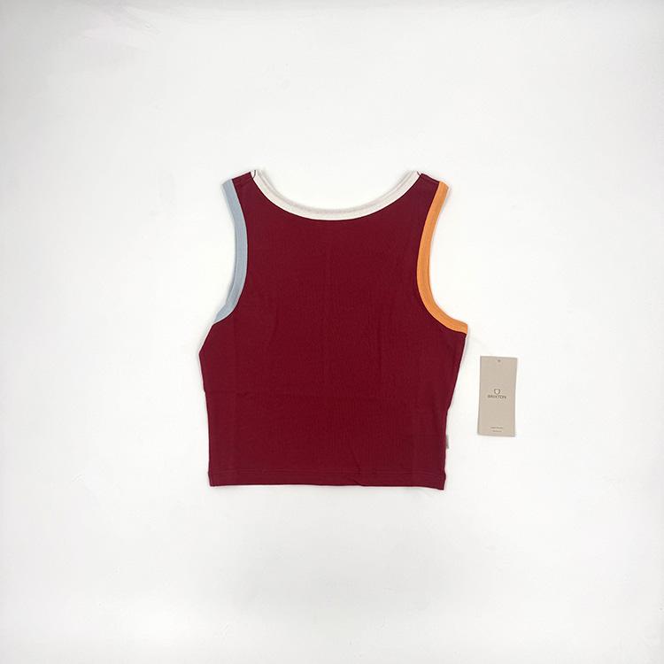Carefree Organic Cropped Tank (Robust Red)