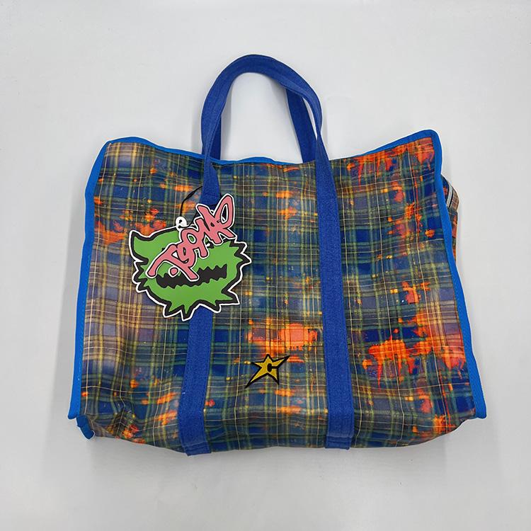 Plaid Tote Bag small