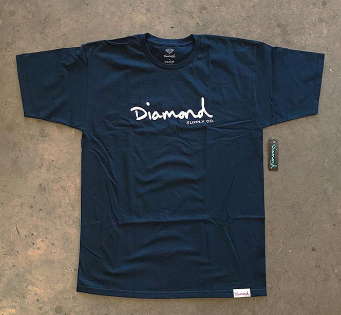 OG Script Tee (Navy)