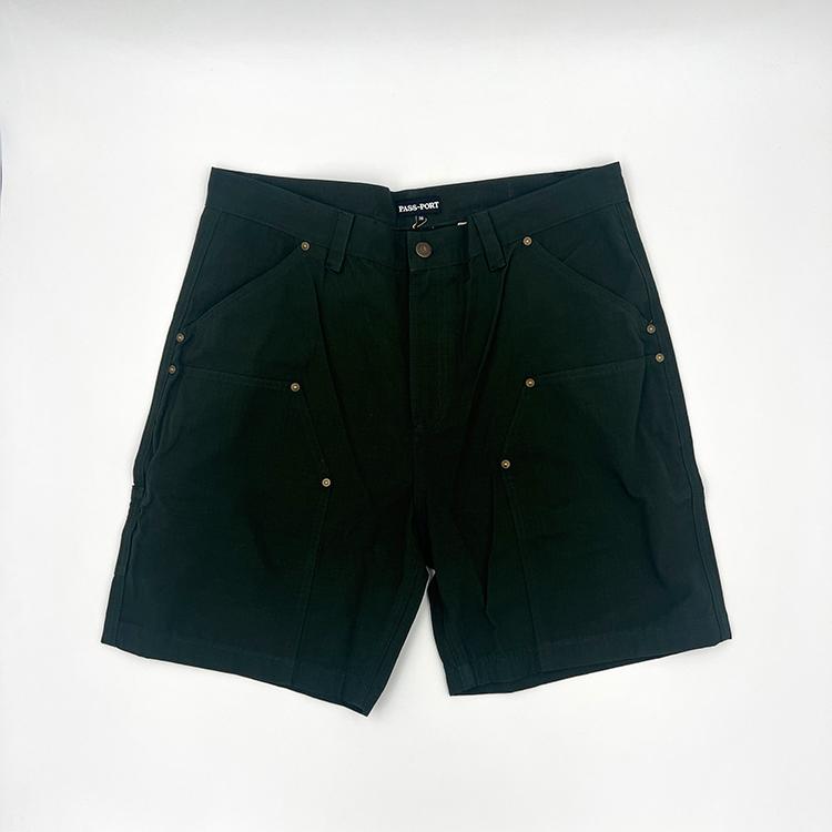 Ripstop Double Knee Club Short (Dark Green)