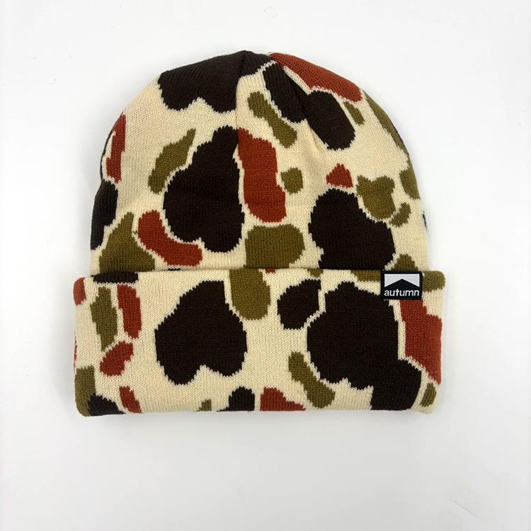 Duck Camo Beanie (Eggshell)