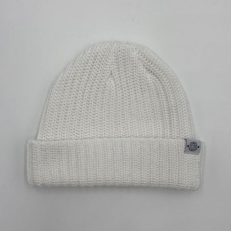 Knit Beanie (White)