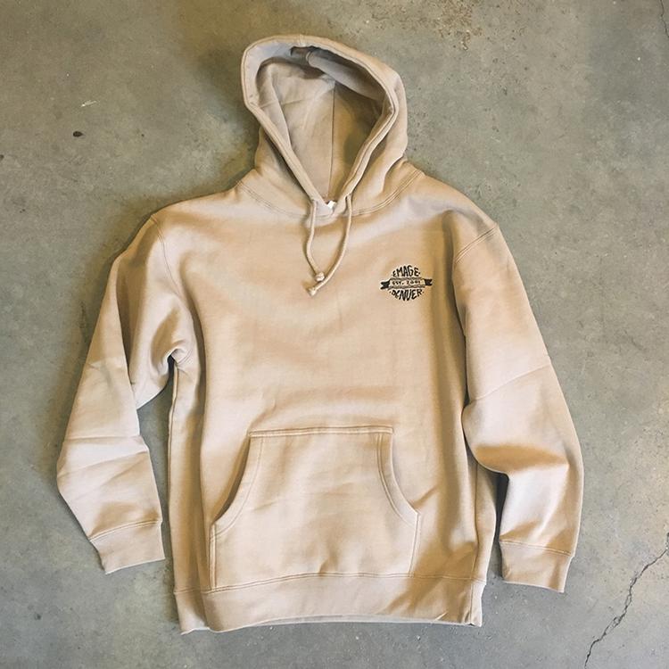 Embroidered Hoody (Tan/Black)