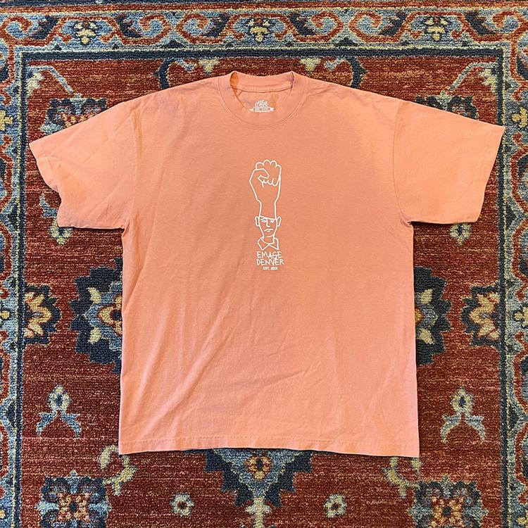 Gonz Sketchy Tee (Coral)