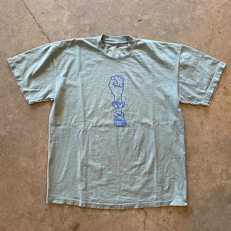 Gonz Sketchy Tee (Atlantic Green/Blue)