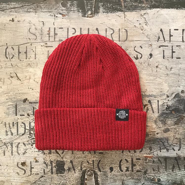Emage Logo Beanie (Scarlet)