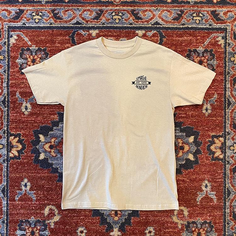 Emage Denver Logo Tee (Sand/Black)