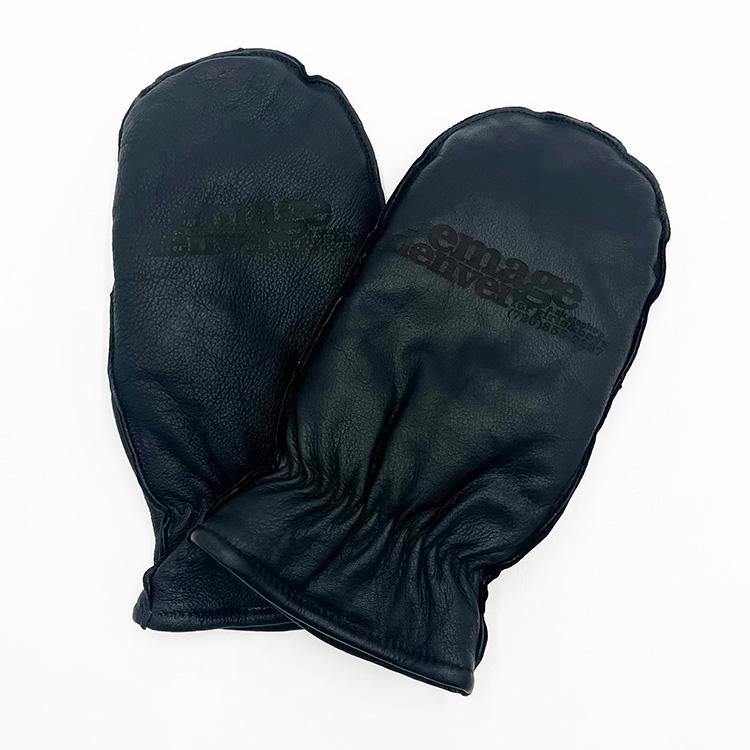 Emage Deerskin Mitt (Black)