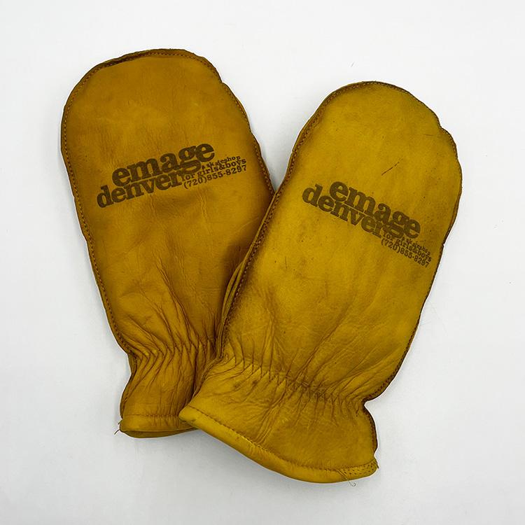 Emage Deerskin Mitt (Yellow)