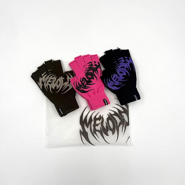 3 Pack Logo Fingerless Gloves (Multi)