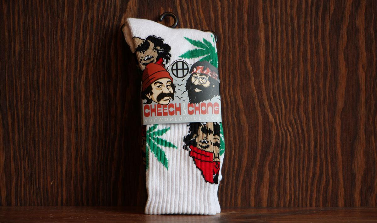 Cheech and Chong 420 Sock (WHT)