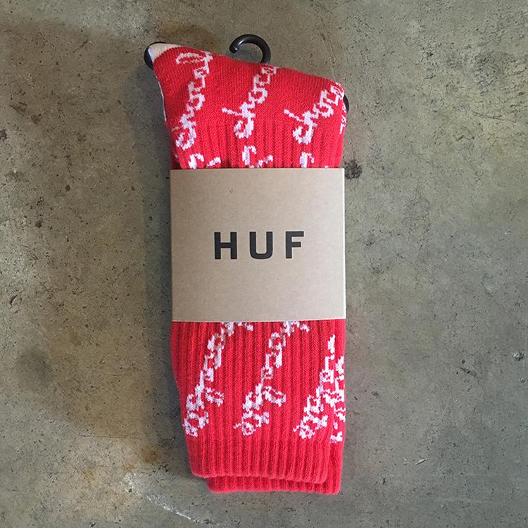 Chocolate Chunk Crew Sock (Red)