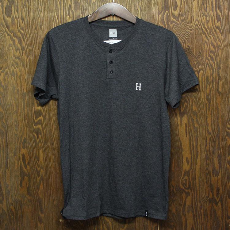 Classic H Henley (Charcoal Heather)
