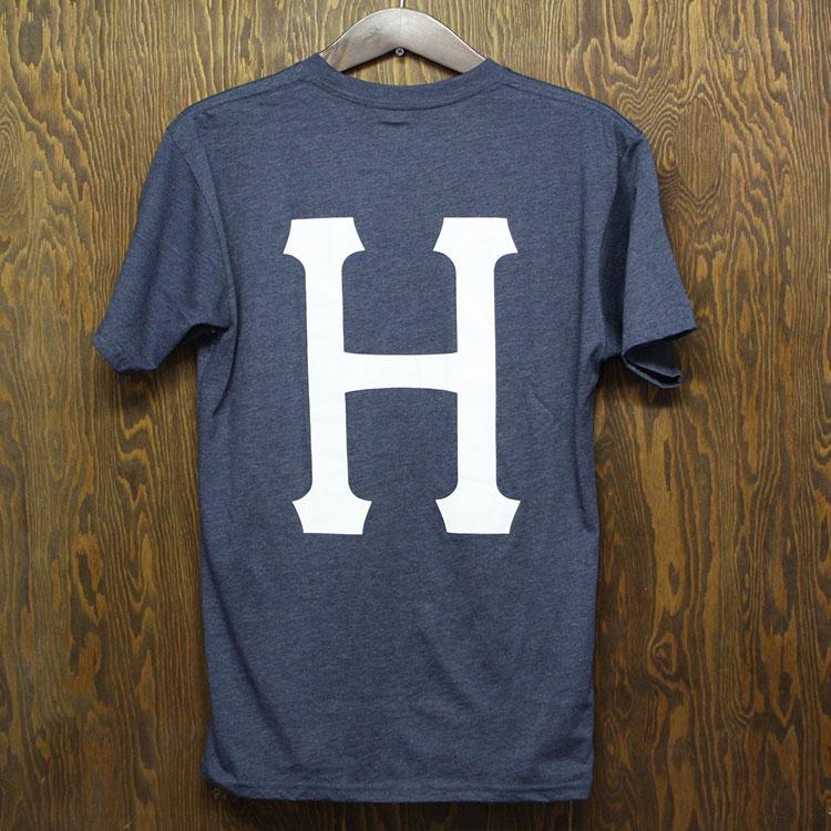 Classic H S/S Pocket Tee (Navy Heather)