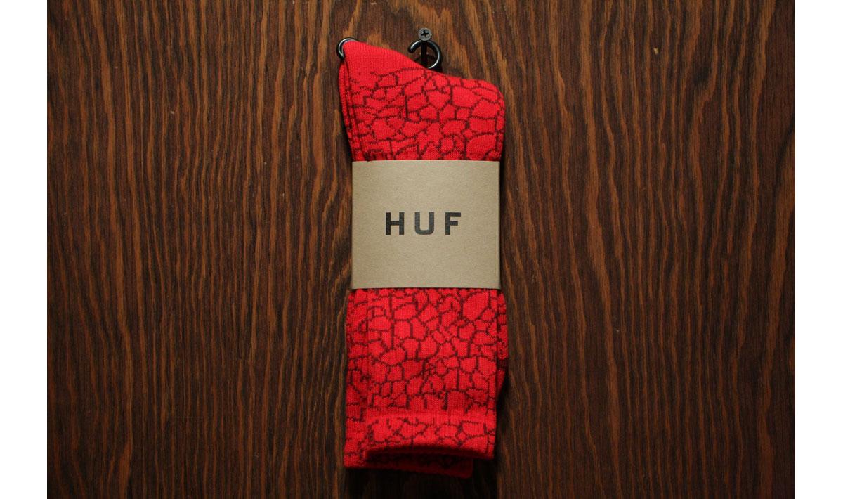 Quake Crew Sock (Red)