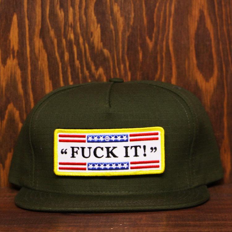 Tactical Fuck It Ripstop Snapback (Olive)
