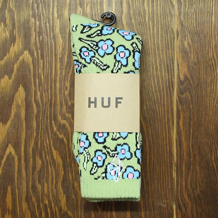 Huf x Krooked Flowers Sock (Seafoam)