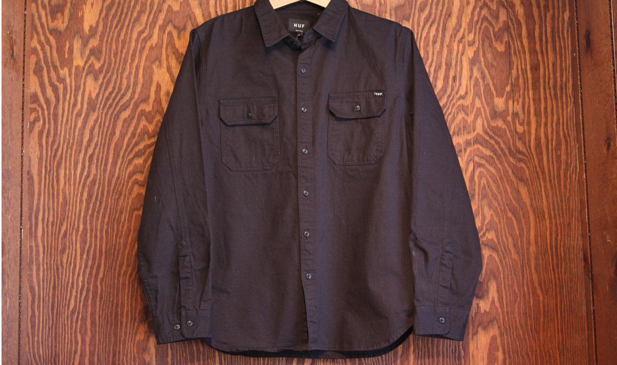 HBT L/S Work Shirt (Black)