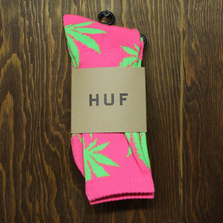 Neon Plantlife Sock (Neon Pink)