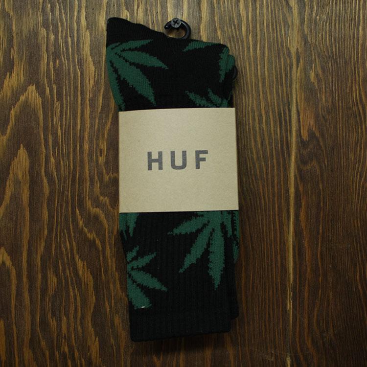 Plantlife Crew Sock (Black Green)
